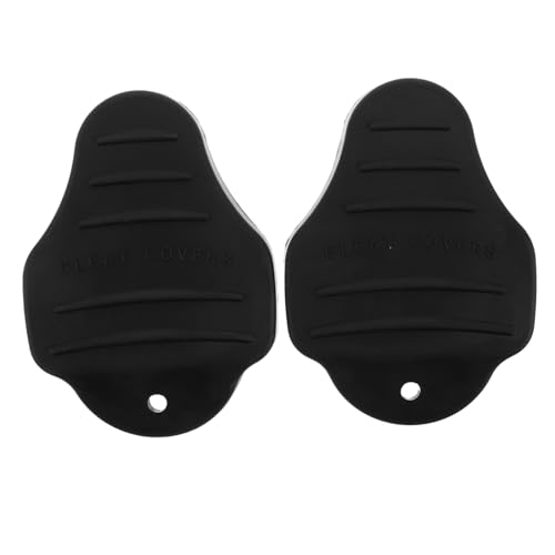 Toddmomy Cycling Shoes Cleat Covers 2 Pack Universal Fit Anti-Debris Design Bike Lock