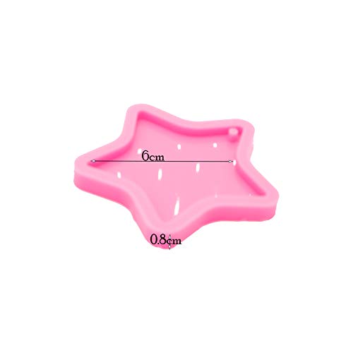 33Pcs Resin Mold Kit Star Silicone Mold For Diy Stars Christmas Tree Ornament Keychains Pendant Decoration Craft Gift, Chocolate Cake Mold, Epoxy Resin Casting Molds #TOP6