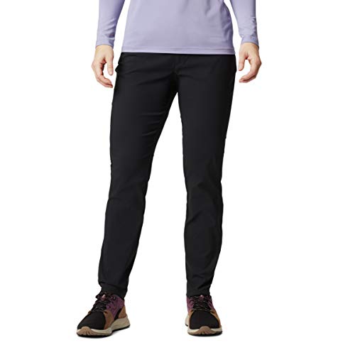 Columbia Women's Firwood 5 Pocket Slim Pant, Black, 6