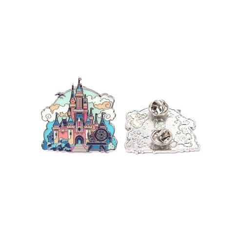 Image of Enamel Pin - Sleeping Beauty Castle. Collector’s Edition, Durable & Stylish Souvenir Pin for Backpacks, Jackets, Hats, and Accessories