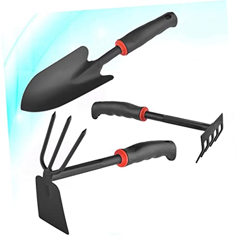 TEHAUX 1 Conjunto/3 Pçs Cabo De Ferramenta Escavação Transplante/Planta Semeadura Enxada Antiderrapa