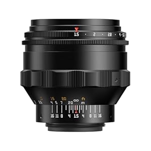 TTARTISAN 75mm F1.5 Gewirbeltes Bokeh Objektiv für M42 Mount Manueller Fokus Vollformat Kamera Objektiv