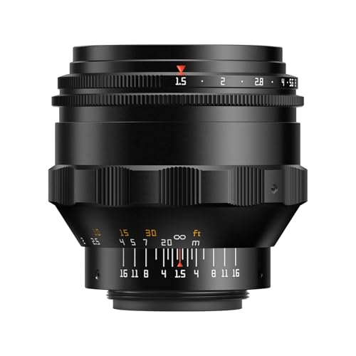 TTARTISAN 75mm F1.5 Swirly Bokeh Lens for M42 Mount Manual Focus Full Frame Camera Lens