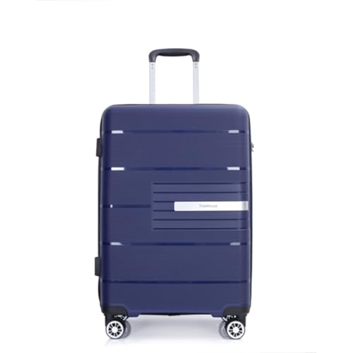 3 Pieces of Luggage, Suitcase, Luggage Set, Trolley, Travel Case, with Spinner Wheels, Combination Lock, 20/24/28 Inches, Navy Blue2