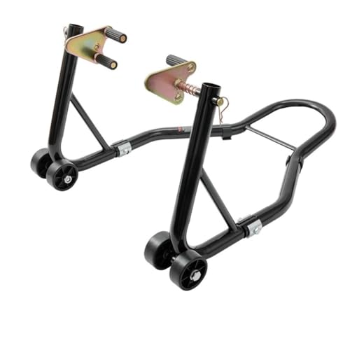 Béquille de moto robuste 850 lb combinée avant arrière avec support renforcé