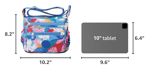 Image of Pealwel Women Shoulder Handbag Roomy Multiple Pockets Bag Ladies Crossbody Purse Tote Top Handle Satchel