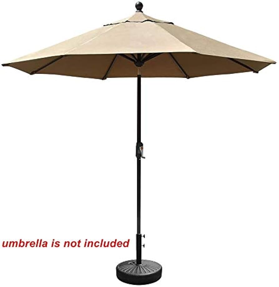 Best Choice Products Fillable Plastic Patio Umbrella Base Stand, Pole