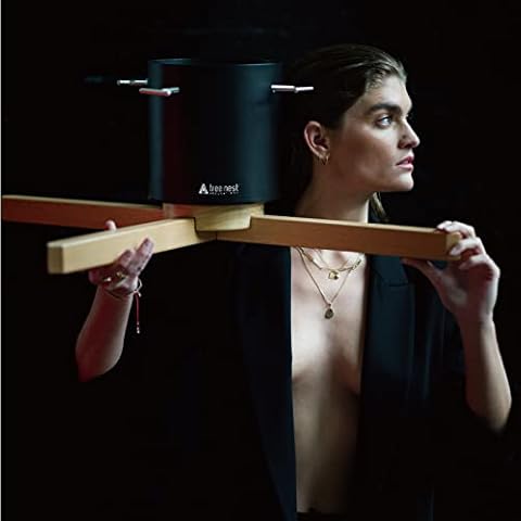 Tree Nest Christmas Tree Stand Base Tree Holder Modern Design for 3.5m Real Trees Metal Stable for Xmas Tree Decoration The Desiner L(Black) Cover