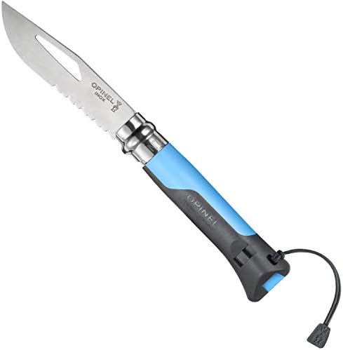Opinel - N°08 Couteau Outdoor Multifonction - Lame 8,5 cm Acier I...