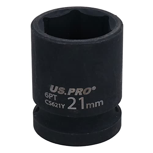 21mm Metric Shallow Impact Impacted European Style Socket 1/2