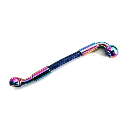 Conducto de freno de motocicleta M10 con tubo de aceite flexible trenzado e hidráulico de 40cm
