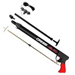 Cressi SL/Star senza Riduttore di Potenza Fucile Oleopneumatico per Pesca Sub, Unisex Adulto, Nero, 40 cm