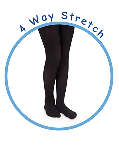 JEFRG Baby-Girls Newborn Smooth Microfiber Tights 3 Pair Pack3