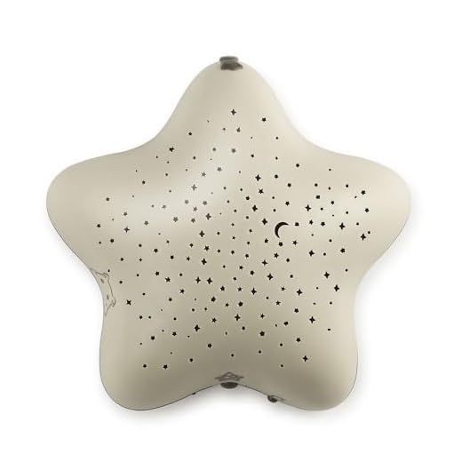 Pabobo - Dans Les Bois - Veilleuse Musicale Nomade et Projecteur d'Etoiles Apaisant pour Bébé et Enfant - Fonctionne à Piles - Beige