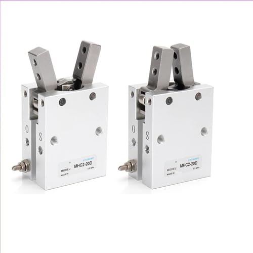 Cilindro de dedo neumático MHC2-10S con sujeción angular precisa para control automatizado 7