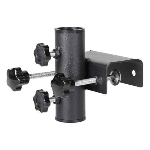 Deck Umbrella Mount, Patio Umbrella Holder, Heavy Duty Outdoor Umbrella Bracket Clamp, Garden Fence Parasol Decking Holding Bracket Stand Clamping Range 20-63mm