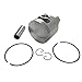 Asaki Piston Kit 09-808-04 Oversize 1.00 with Piston Ring Compatible with Yamaha Snowmobile XL540/VK 540