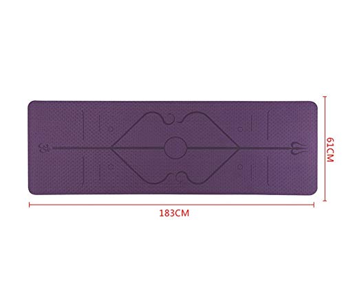 Grandcase Tapete Ioga para Exercício Fitness Tapete Treino Alta Densidade Antiderrapante para Ioga P
