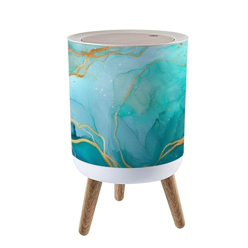 Caneca de basura redonda con tapa de 1.8 gal
