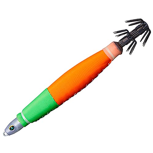 DAIWA Emerald 07346997 Ika Metal Sutte, 5.3 oz (150 g) (No. 40), Came Lazy Orange
