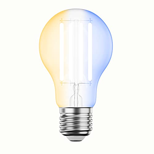 ledscom.de E27 LED Bulb, A60, Warm White - Cool White (2700-6700 K), 7 W, 1005lm, Smart Home, WLAN, Alexa
