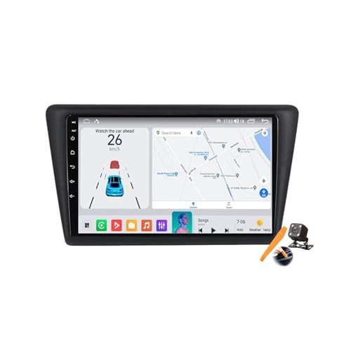 Autoradio GPS Navigation Android 15.0 Lecteur DVD Bluetooth Écran 9 Pouces