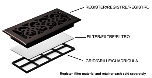 Decor Reiben frp410 pristene für Decor Reiben Registern Luftfilter 4-Feet by 1-Foot Air Filter