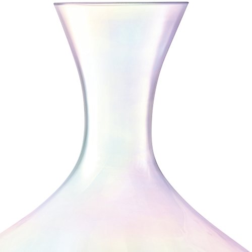 LSA International Pearl Carafe 2.4L Mother of Pearl| 1 Unit | Mouthblown & Handmade Glass | Hand Painted | PE26