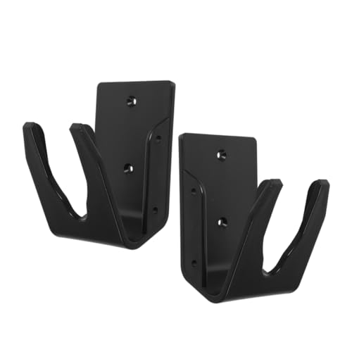WOFASHPURET 2pcs Scanner Bracket Wall Mounted Barcode Scanner Dock Retail Hanger Holder Barcode Scanning Holder Black Plastic