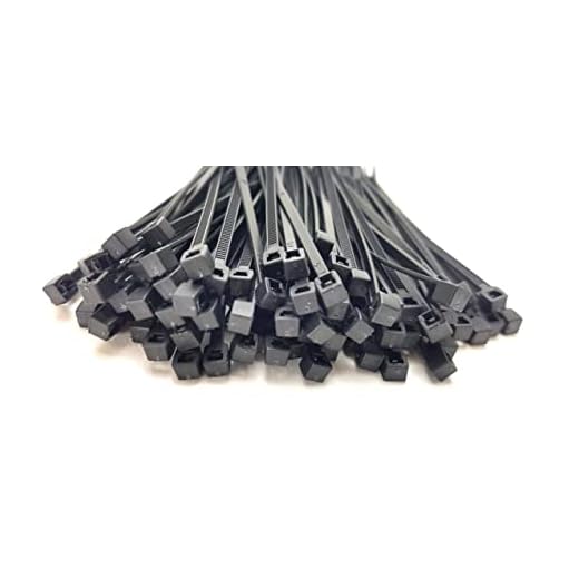 Sujetacables 100mm | Ataduras de Cables | 100 Pieza | Negro | De alta calidad de PC24 Shop & Service