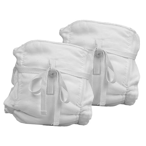 ULDIGI 2pcs Washable Reusable Cloth Diaper Pants for Newborns and Breathable Training Diapers Essentials Six Layers of Absorbent