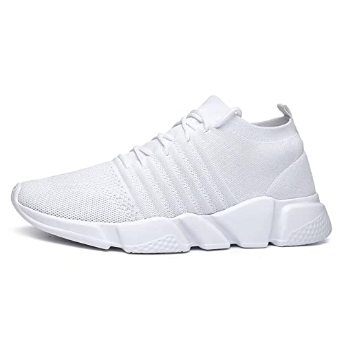 Image of GSLMOLN Mens Womens Fashion Sneakers Unisex Slip on Ultra-Sock Knit Soft Sole Breathable Lightweight Casual Walking Shoes