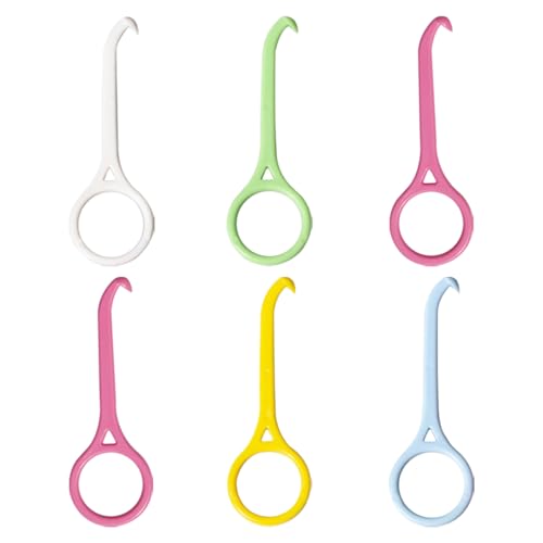 6 Piezas Extracción Del Alineador, Removedor De Alineador Herramientas, Herramientas de Extracción de Alineador para Brackets Invisibles, Para El Cuidado Bucal Dental (Colorful)