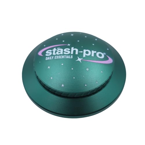 Image of Stash-Pro Crushers Metal Solid Herb Grinder | Herb Crusher Machine Roller Joint Crashers (UFO Green 35MM)