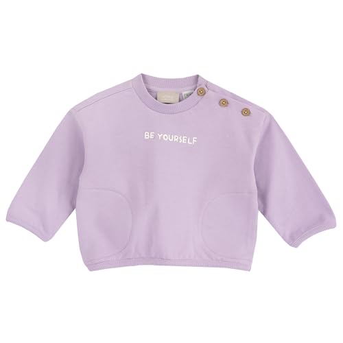 Chicco, Sudadera para niños de algodón, Lila., 18 meses