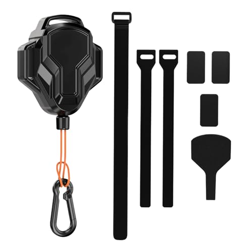 Jlobnyiun Remolque de bicicleta para niños de 8.2 pies retráctil – Correa elástica para ciclismo – Conector para todas las estaciones para actividades familiares al aire libre, ejercicio diario