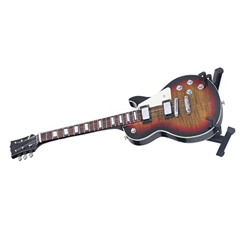01 02 015 Modèle de Guitare électrique, modèle de Guitare Miniature en Tilleul Actuel avec Support de Guitare pour la… - Les Beatles, Paul McCartney, John Lennon, RIngo Starr, George Harrison 01 02 015 Modèle de Guitare électrique, modèle de Guitare Miniature en Tilleul Actuel avec Support de Guitare pour la… – Image 4
