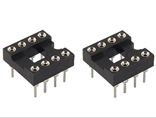 Pmmcon 20Pcs 8Pin Dip Sip Round Ic Sockets Adaptor #TOP2