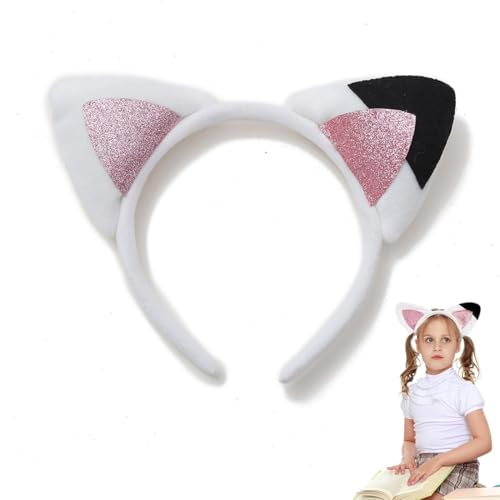 AYVRUOP Katzenohren Haarreif Kinder Gab_bys Dollhouse Haarschmuck Unisex-Kinder Gab_bys Dollhouse Haarreif für Karneval Mottoparty Maskerade Cosplay