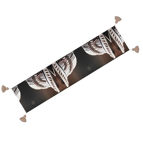 Chemin de table rustique long pour protéger et décorer la table de cuisine - 7