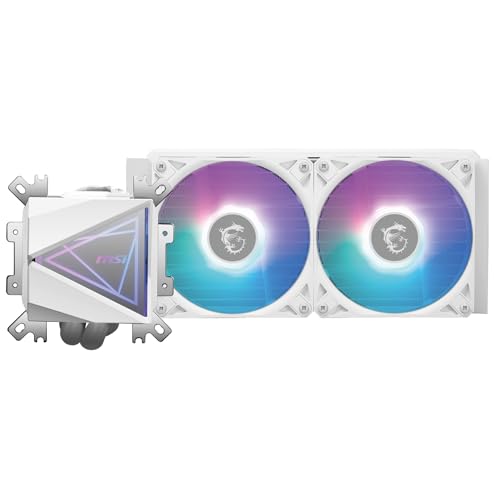 MSI MAG CORELIQUID I240 WHITE 240mmȈՐCPUN[[ zCg FN2492