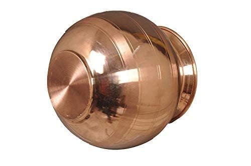 Image of Pure Copper Tamba Matka /Pot Size - 5 (6.8 LTR) Water Storing Capacity, Leak Proof,100% Pure Copper