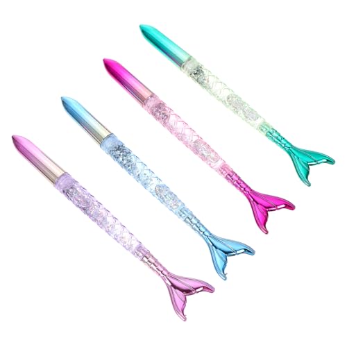 Bolígrafos de gel infantiles con diseño de sirena para material escolar