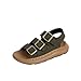 Ctreela Boys Girls Kids Beach Sandals Athletic Walking Shoes with Arch Support Summer Fashion Outdoor Activities 21-37 Army Green