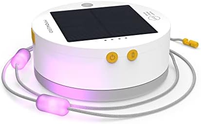 MPOWERD Luci Color Solar String Lights + Phone Charger: Rechargeable via Solar or USB-C, 18’ Cord, 100 Lumens LEDs, 6 Colors + Color Changing Mode, Water Resistant, Camping, Pool/Patio, Travel