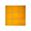 DYARI 4x4 Inch Solid Color Ceramic Wall Tiles – High Gloss Finish Square Tiles for Kitchen Backsplash, Bathroom & Shower – Vibrant Colors (Yellow Ochre, 9 Tiles (1 Sq Ft))