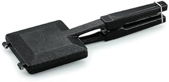 Tosaa TSTSOLO Solo Regular Gas Sandwich Toaster Non-Stick Aluminium,Compatibility with Gas Stoves,Flame-Proof Design,Heat-Resistant Handle,Sandwich Maker,Black,1000 Watt