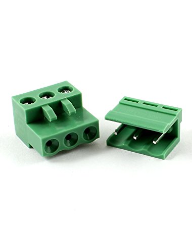Aexit 10 pares accesorios audio y video conector tornillo 3P miniatura 2