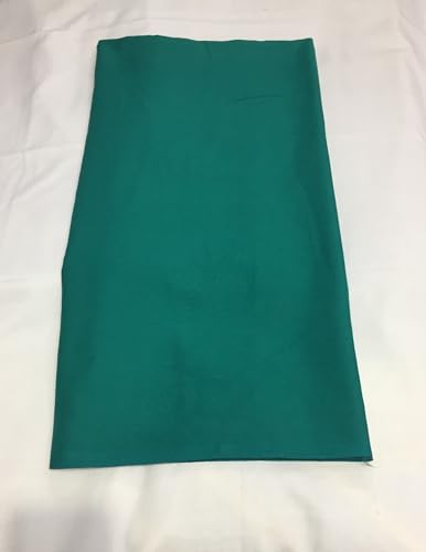 Image of BKRKJ Women's Lizibizi Cotton Unstitched Dress Material Plain Fabric by Meter for Sewing Suit,Salwar,Blouse,Shirt,Kurta,Pyjama,Pathani,Kameez,Chudidar,Patiyala (Rama Green 15, 2 Meter)
