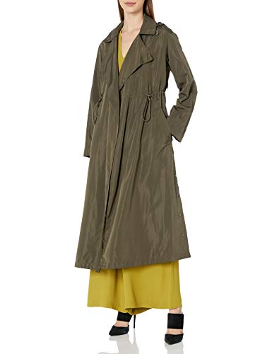 French Connection Women's Packaway Mac Coat, Utility Green, M